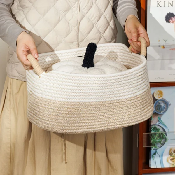 Cotton Rope Storage Basket