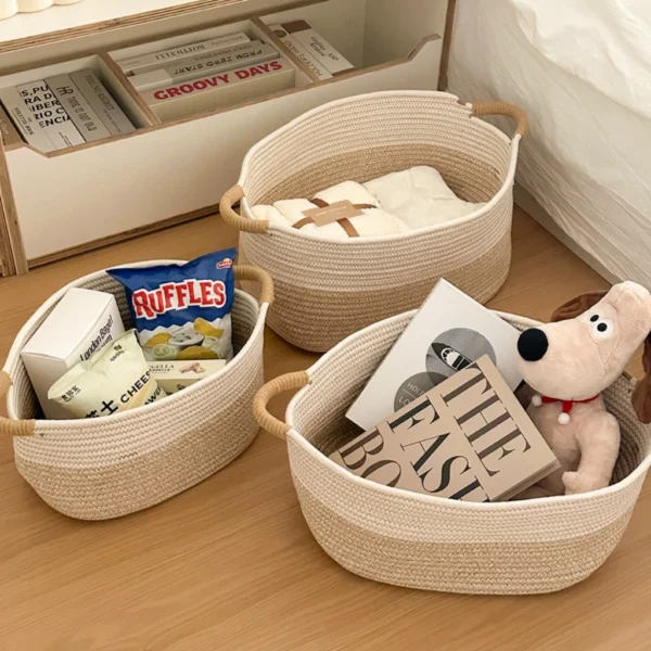 Cotton Rope Storage Basket