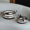 Handwoven Cotton Rope Storage Basket Set
