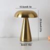 1pc Mushroom Top Table Lamp,
