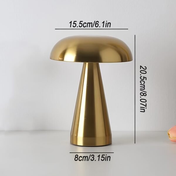1pc Mushroom Top Table Lamp,