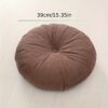 Japanese-Style Floor Cushions, Beautifully Crafted Round Pillows Random colour