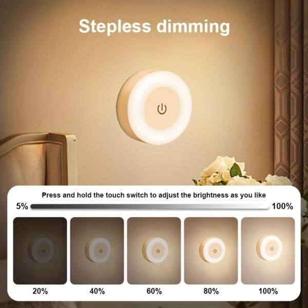 9b81f346-7199-424c-a799-2cc979cd8d14.jpg Touch Control Adjustable LED Night Light – 3 Color Modes (Warm, White, Natural)