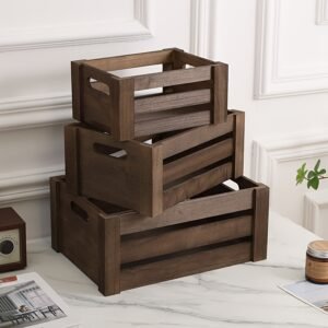 b0c5c317-56fe-4db0-a08c-a72c58c5d2cd.jpg 3pcs Rustic Farmhouse Wooden Storage Crates Set