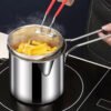 Deep Fryer Pot with Basket Stainless Steel Frying Set