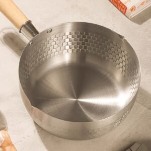 f58c52f4-7566-409c-af55-72d934bf1b82.jpg 20cm Non-Stick Japanese Saucepan with Wooden Handle